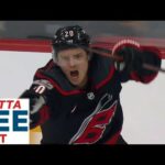 GOTTA SEE IT: Sebastian Aho Goes End-To-End To Score Beauty OT-Winner And Complete Hat Trick