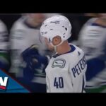 Canucks' Elias Pettersson Fires It Past Joonas Korpisalo On Power Play To Tie Game vs. Kings