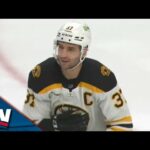 Bruins' Patrice Bergeron Opens Scoring 15 SECONDS IN Off Brad Marchand's Slick Feed