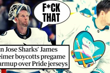 Goalie James Reimer REFUSES To Wear Pride Night Jersey For San Jose Sharks Woke Virtue Signal