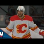 Flames' Jonathan Huberdeau Tucks In Goal To Finish Terrific Passing Play vs. Golden Knights