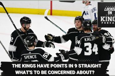 The LA Kings have points in 9 straight so what's to be concerned about?