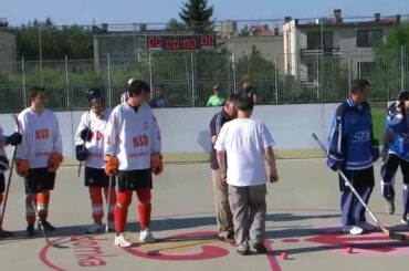 KSD vs STAS - Peter Stastny, Paul Stastny, Yan Stastny and family playing streethockey.