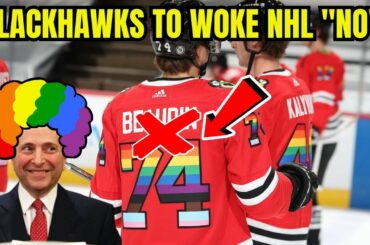 Chicago Blackhawks TAKE STAND Against WOKE NHL By BOYCOTTING PRIDE JERSEYS! Cites Player SAFETY!