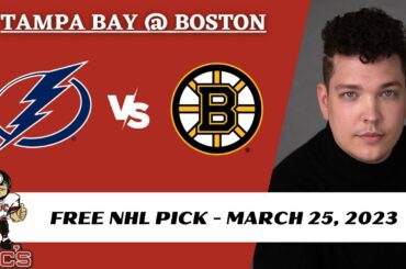 NHL Pick - Tampa Bay Lightning vs Boston Bruins Prediction, 3/25/2023 Free Best Bets & Odds