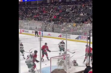 Trevor Zegras Lacrosse Goal vs Minnesota Wild