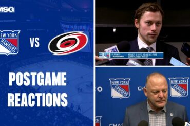 Rangers React To Win Over Hurricanes In Carolina | New York Rangers