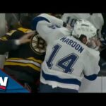 Pat Maroon And Garnet Hathaway Drop The Gloves Off Opening Draw Between Lightning And Bruins