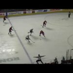 Anthony Angello of the Milwaukee Admirals scores vs. the Laval Rocket 3/24/23