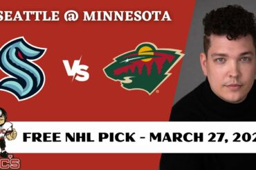 NHL Pick - Seattle Kraken vs Minnesota Wild Prediction, 3/27/2023 Best Bets, Odds & Betting Tips