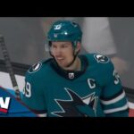 Sharks' Logan Couture Scores With 0.7 Seconds Left In Middle Frame To Beat The Buzzer