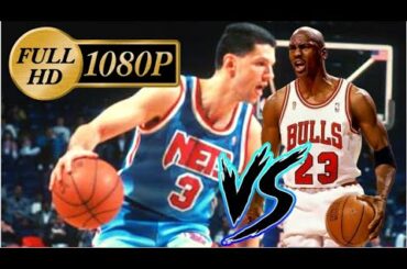 MICHAEL JORDAN VS PETROVIC 1991 [FIRST DUEL IN NETS UNIFORM]