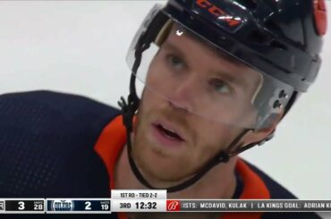 Connor McDavid Seems To Disagree With Tripping Call Against Dustin Brown