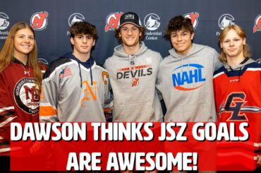 NJ Devils Dawson Mercer Breaks Down Top JSZ Goals from Playoffs