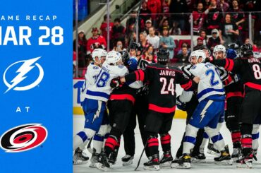 RECAP: Lightning @ Hurricanes 3/28/23 | MORE LIKE IT!