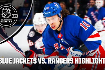 Columbus Blue Jackets vs. New York Rangers | Full Game Highlights