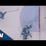 Sharks' James Reimer Reaches Back To Rob Jets' Mason Appleton With UNBELIEVABLE Paddle Save