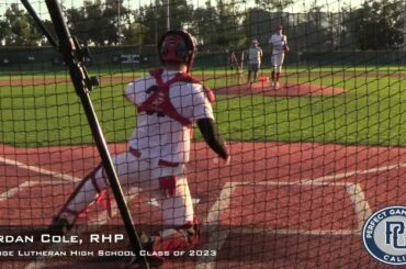 Jordan Cole Prospect Video, RHP, Orange Lutheran High School Class of 2023