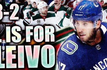 JOSH LEIVO BAR DOWN IN DEBUT - PETTERSSON AND BOESER ASSISTS (Canucks Lose AGAIN To Minnesota Wild)