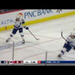 Nikita Kucherov gets an assist on Point's goal vs Hurricanes (28 mar 2023)