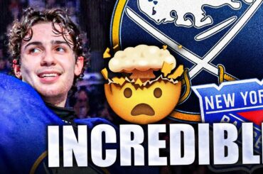 DEVON LEVI'S INCREDIBLE DEBUT: WE ALMOST NEVER SEE THIS… (Buffalo Sabres VS New York Rangers 2023)