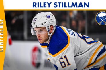 "I'm A Competitor" | Buffalo Sabres Defenseman Riley Stillman Records Six Hits In Debut