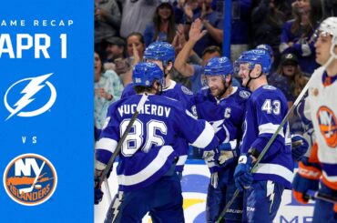 RECAP: Islanders @ Lightning 4/1/23 | CLINCHED!!!