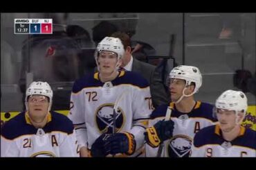 Sam Reinhart Goal From Center Ice vs New Jersey Devils (3/25/2019)