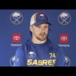 Rasmus Asplund Postgame Interview vs Tampa Bay Lightning (4/10/2022)