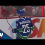 Canucks' Aidan McDonaugh Roofs Rebound For First Career NHL Goal