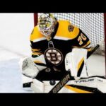 Brandon Bussi of the Providence Bruins using a Panda & then recovering to his feet.