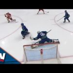 Canucks' Thatcher Demko Stretches To Rob Flames' Backlund With Unbelievable Glove Save