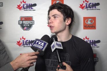 Point de presse : Mavrik Bourque après le match des meilleurs espoirs Kubota