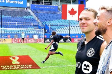 J'AFFRONTE 4 CANADIENS QUI JOUENT LA COUPE DU MONDE AU QATAR ! (CF Montréal)