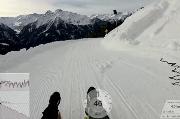 Rodeln am Wildkogel in Bramberg 15.02.2020