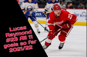 Lucas Raymond 11 GOALS SO FAR ROOKIE SEASON 2021/22 Detroit Red Wings