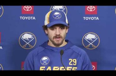 Vinnie Hinostroza After Practice Interview (1/5/2022)