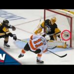 Penguins' Casey DeSmith Flashes The Leather To Deny Flyers' Travis Konecny With Amazing Glove Save