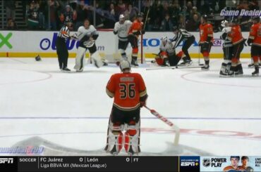 LA KINGS Goalie Pheonix Copley Gets Match Penalty, Kings @ Ducks Feb 17 2023