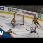 Golden Knights' Jonathan Quick FLASHES His Stick To Rob Leon Draisaitl Of Sure Goal