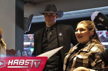 Carey Price meets Kahnawake minor hockey team during Indigenous Celebration Night