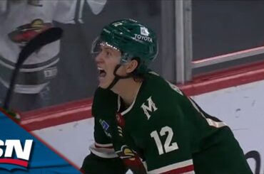 Wild's Matt Boldy Scores To Reach 30-Goal Mark For First Time vs. Golden Knights