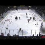 London Knights - 2014 Teddy Bear Toss Goal - Christian Dvorak from Mitch Marner and Max Domi