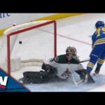 Blues' Jordan Binnington Makes Sweet Shorthanded Saves To Spark Game-Tying Breakaway