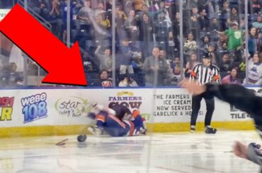 MULTIPLE FIGHTS BREAK OUT DURING BRIDGEPORT ISLANDERS GAME | Islanders vs Thunderbirds