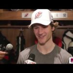 Dawson Mercer speaks after his first-career hat trick | NEW JERSEY DEVILS