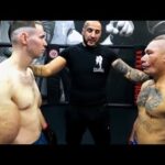 Fighter with BIG ARMS clashes the Old man | Strange MMA Fight HD