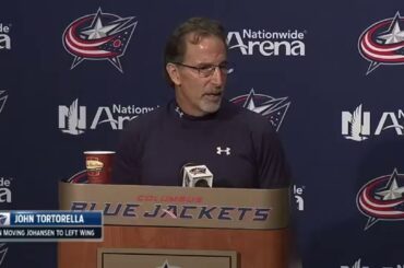 John Tortorella moves Ryan Johansen to left wing for Blue Jackets