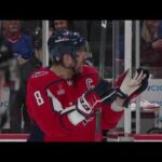 Alex Ovechkin ejected from the game for slashing Goodrow and applauding a referee (2 apr 2023