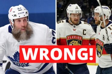 Joe Thornton Is WRONG About The Florida Panthers!